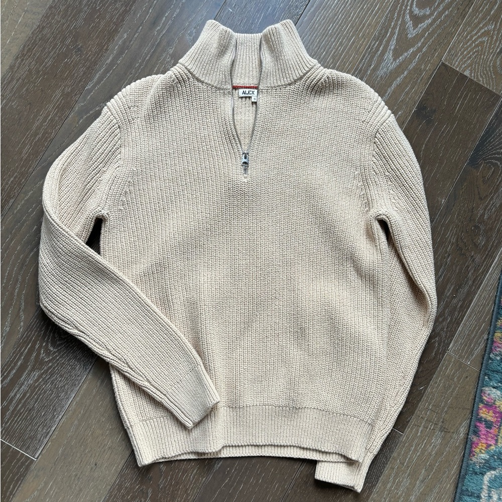 NWOT Alex Mill Knit Quarter Zip